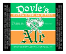 Dublin Square Text Beer Labels